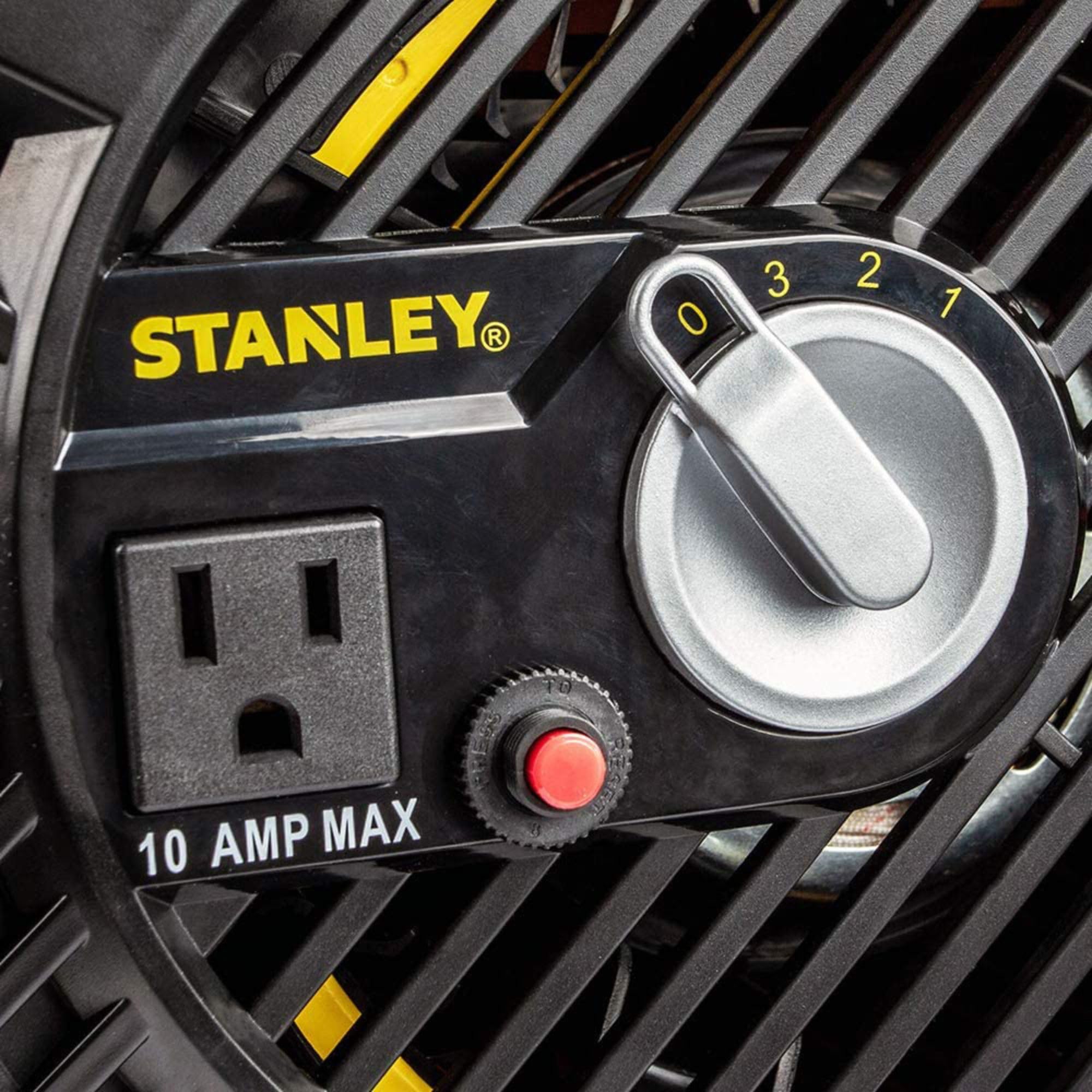 Master Heavy Duty Utility Blower, 3 Speed Portable Floor Fan with Outlet & Pivoting Head for Home & Garage Cooling, Drying and Air Circulation - Image 9