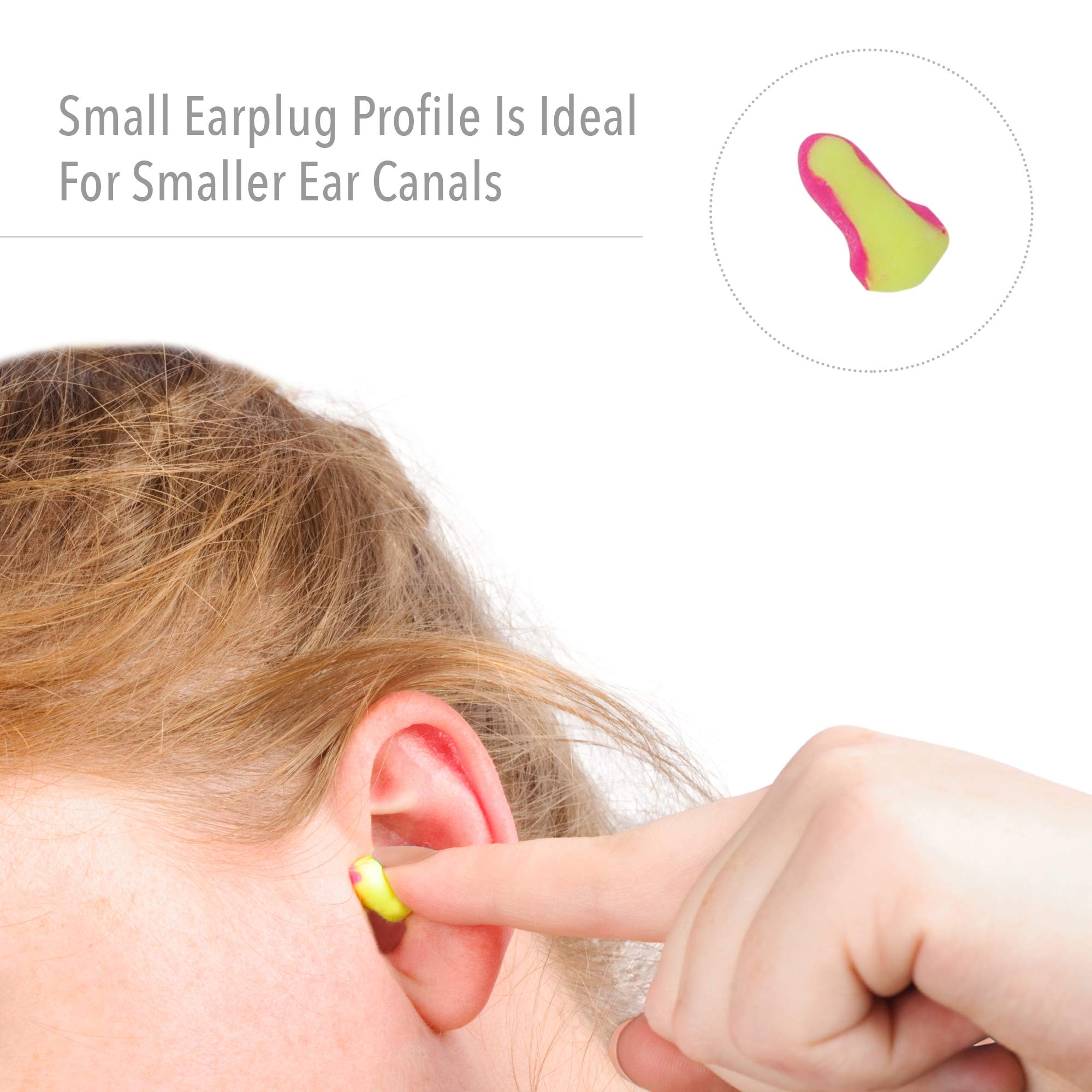 Stanley High-Visibility Low Pressure Disposable Foam Earplugs with Carrying Case, 5-Pairs (RST-63001) - Image 4