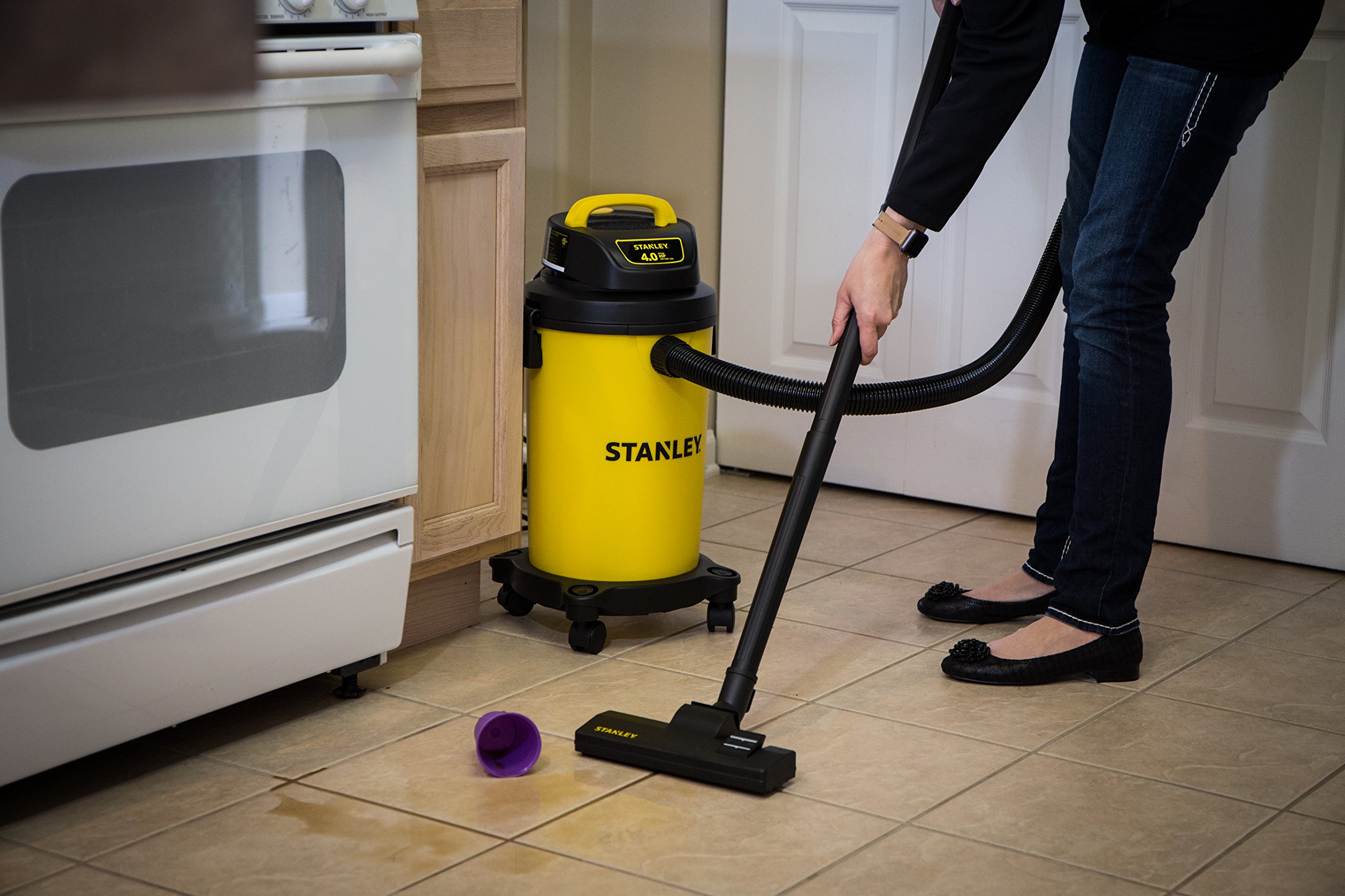 STANLEY Wet/Dry Vacuum, 4.5 Gallon, 4 Horsepower - Image 5